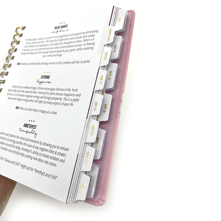 spiral book removable pages custom
